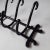 This black beech bentwood wall mounted coat rack is depicted in the Thonet catalogue of 1886 as No. 1. Marked "Thonet...
