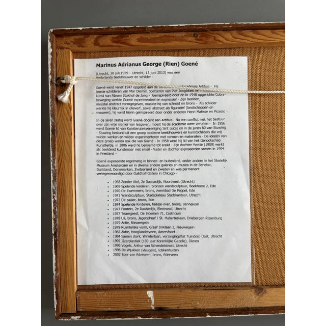 Rien Goené, Friesland, 1980s, Oil Painting For Sale - Image 7 of 10