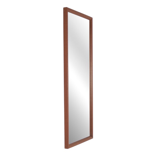 Danish Teak Mirror by Kai Kristiansen for Aksel Kjersgaard, 1960s For Sale