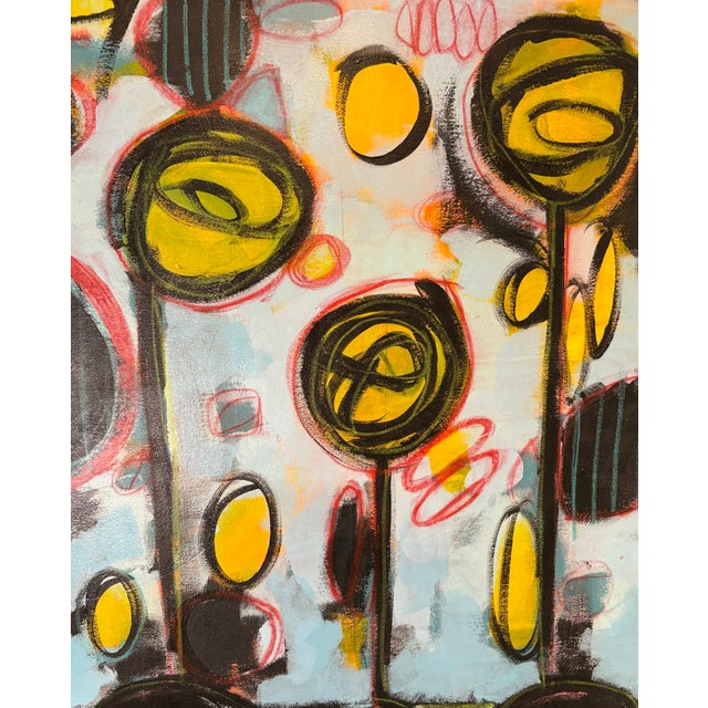 Original Whimsical Painting by Seattle Artist Kelly Rae Cunningham From 2010 For Sale - Image 4 of 8