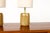 Studio Craft White Oak Table Lamps — Lathe Turned With Brass Detailing — Pair — Tl6 For Sale In Los Angeles - Image 6 of 8