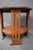 1980s Stickley Mission Arts & Crafts Quarter Sawn Oak Round Lamp End Table For Sale - Image 5 of 13