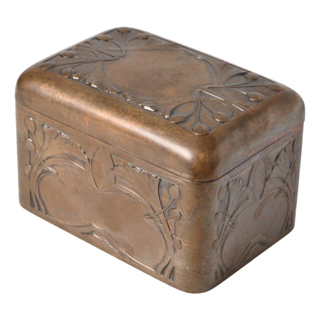 Art Nouveau Copper Sugar Bowl from Carl Deffner, 1890s For Sale