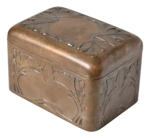Art Nouveau Copper Sugar Bowl from Carl Deffner, 1890s