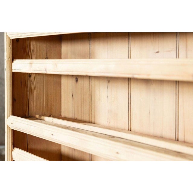 19th Century Irish Pine Sled Foot Cupboard For Sale - Image 10 of 14