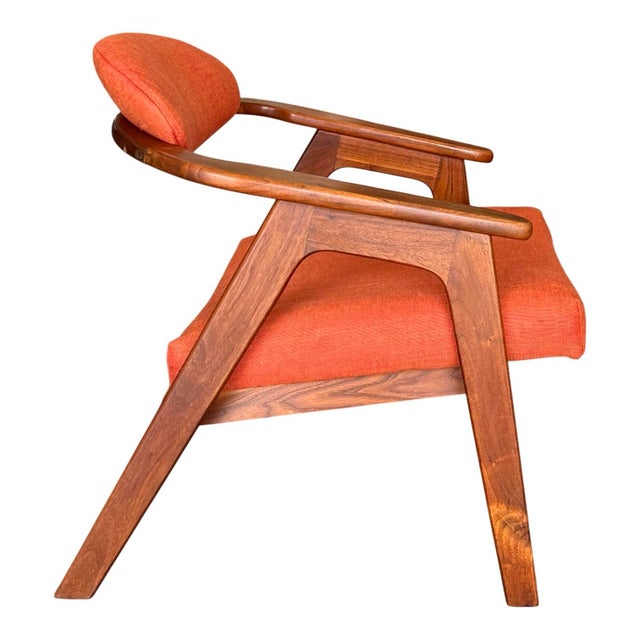 1950s Walnut 916-Cc Lounge Chairs by Adrian Pearsall for Craft Associates - A Pair For Sale - Image 13 of 18