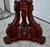 Traditional Vintage Carved Mahogany Regency Style Tall Pedestal/Plant Stand For Sale - Image 3 of 11