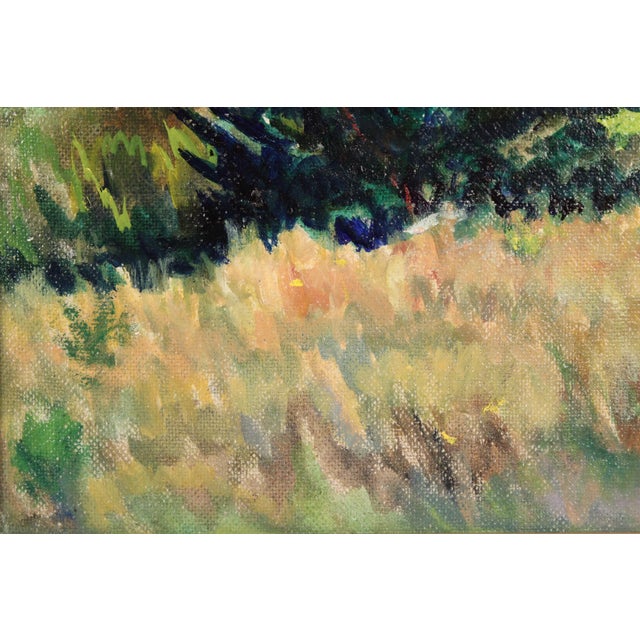 1960s Landscape Painting by Elmer Hader (1889-1973) For Sale - Image 5 of 12