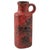 1960s German "W. Germany" Ceramic Vase Red For Sale - Image 15 of 18