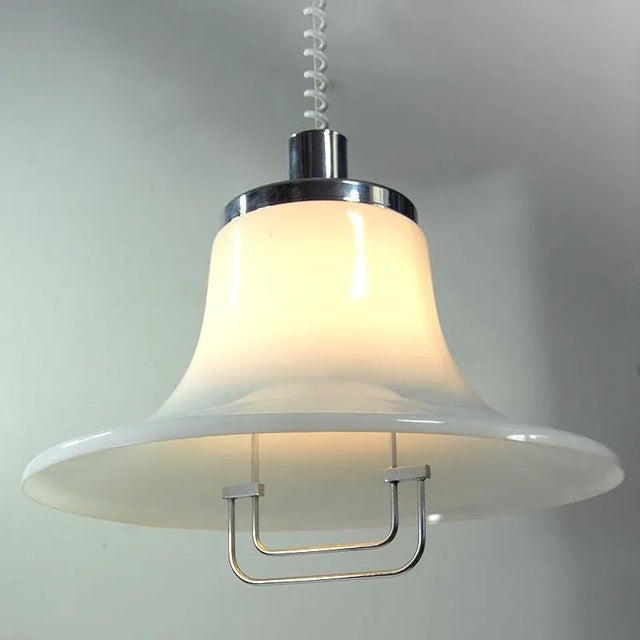 Space Age Pendant Lamp, Italy, 1970s For Sale - Image 9 of 11