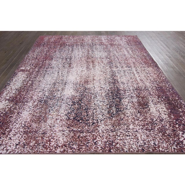 Traditional Mid 20th Century - Vintage Overdyed Rug For Sale - Image 3 of 7