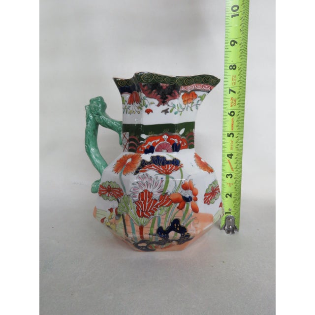 Masons Ironstone Large Jug or Pitcher Duck Patten 19th Century For Sale - Image 11 of 12