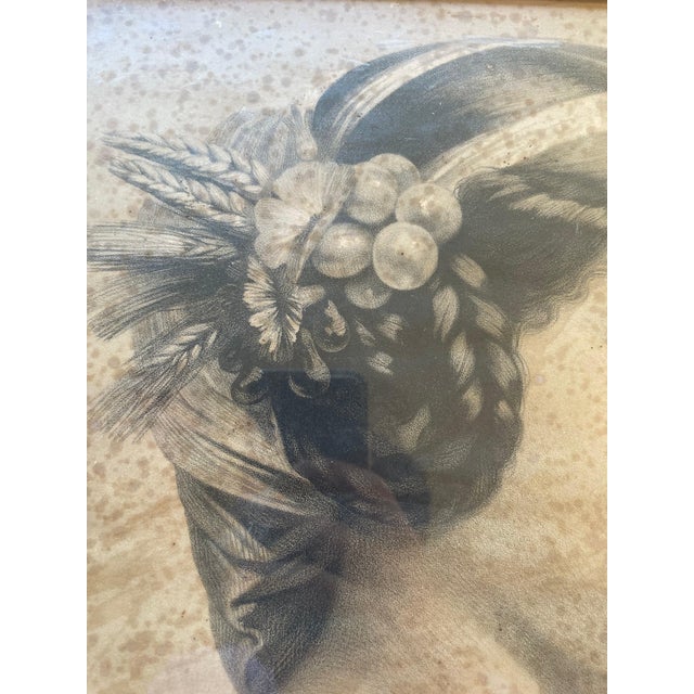 Portrait of Young Woman, 1800s, Cardboard, Framed For Sale - Image 5 of 8