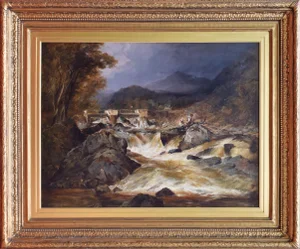 Large Scale 19th Century British Landscape by Artist William James Muller