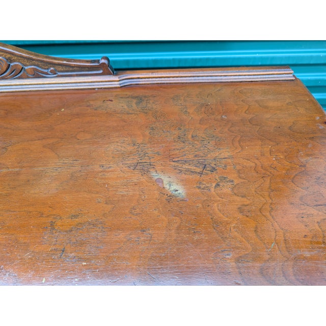 Vintage Early 20th Century Jacobean Style Walnut Sideboard Buffet Credenza For Sale - Image 11 of 12