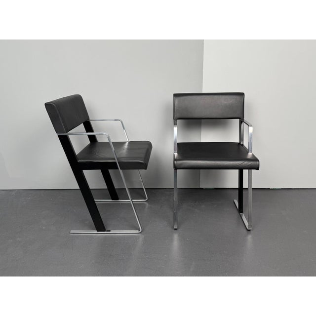 Animal Skin Set of DC Armchairs by Dick Spierenburg for Castelijn, 1980s For Sale - Image 7 of 7