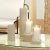 2020s Charlotte Stacked Hurricane with Alabaster Base, Tall For Sale - Image 5 of 12