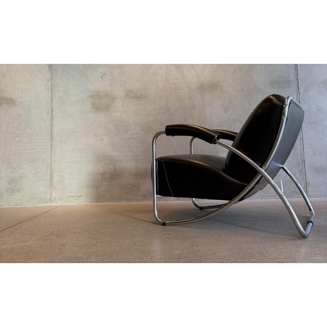 1970s Tubular Model KS45 Armchair by Anton Lorenz for Thonet, Germany, 1970s For Sale - Image 5 of 11