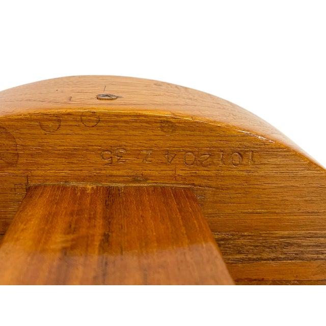 Rustic Vintage Rustic Stool by David Smith & Co, Old World Java For Sale - Image 3 of 8