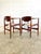 Danish modern design by Arne Hovmand Olsen from the 1950's. The backs are hinged to contour the sitter's back. New...