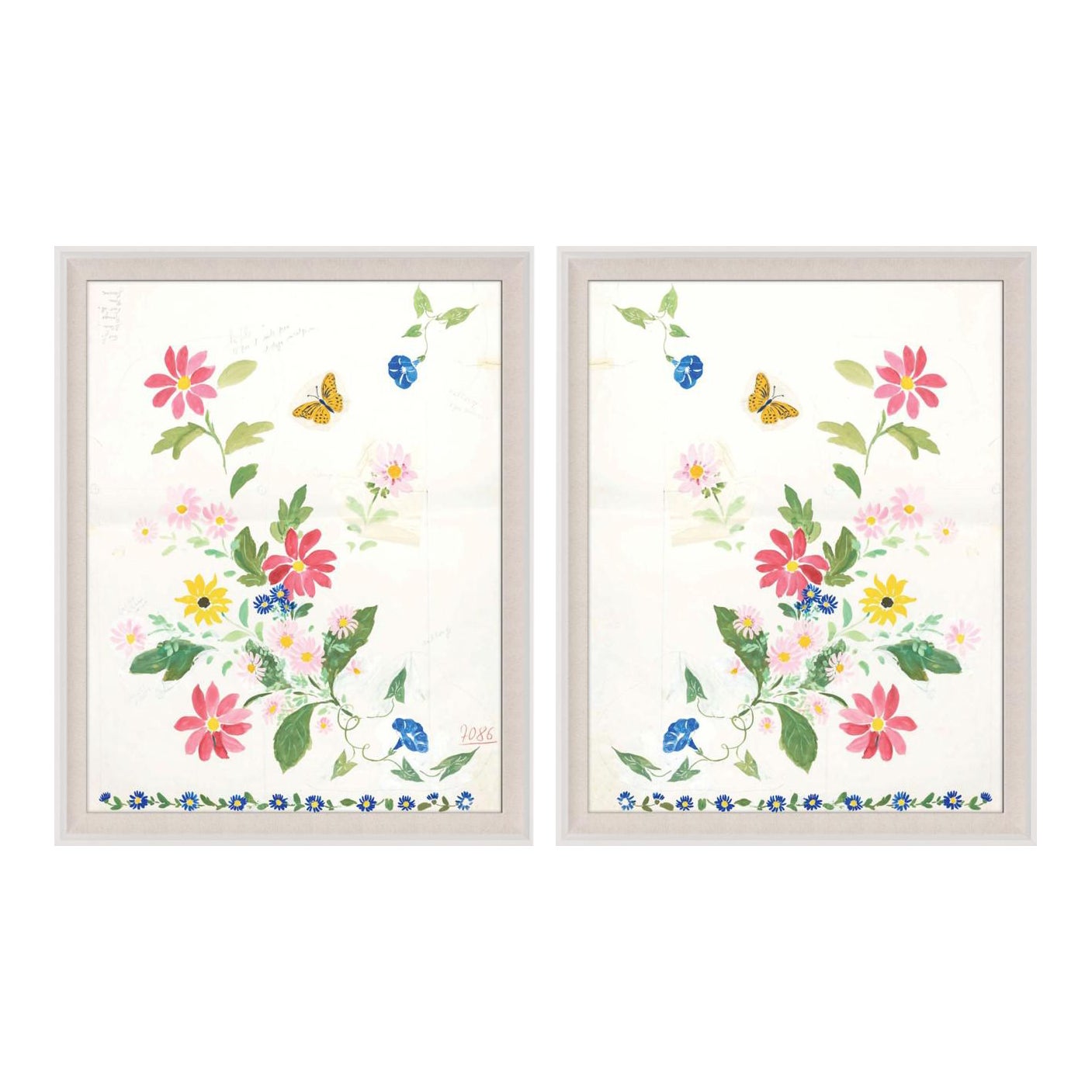 Paule Marrot Habitat Naturelle Set Of 2 Framed Artwork Chairish