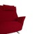 Evita Fabric Two-Seater Red Sofa from Koinor For Sale - Image 4 of 13