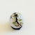 White Small Vintage Cloisonne Egg Incense Holder on Stand For Sale - Image 8 of 9
