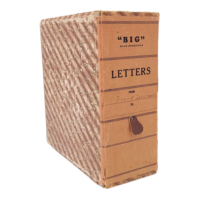Vintage Large Letter File For Sale