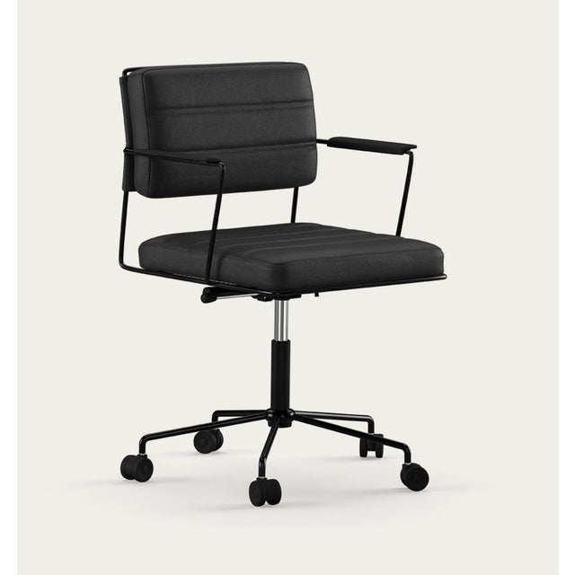 Henrik tengler time chair frame: black , upholstery: prestige black for one collection the time chair, designed by henrik...