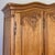 Vintage French Louis XVI Style Oak 4-Door Armoire For Sale - Image 3 of 13