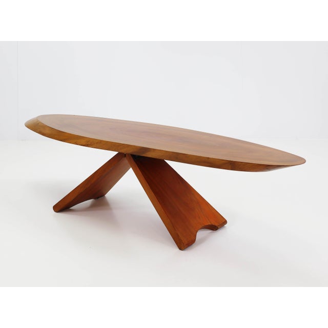 Large Organic Wood Coffee Table by George Nakashima, 1965 For Sale - Image 9 of 13