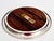 Vintage Sheffield Silver Plate and Faux Rosewood Formica Bar Tray For Sale - Image 13 of 15