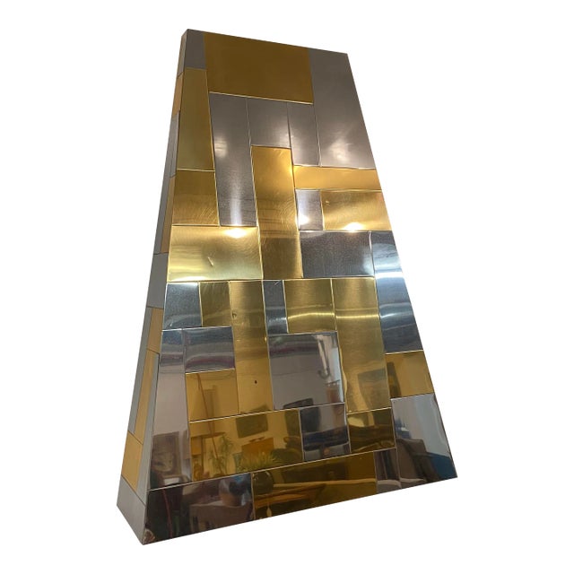 Mid Century Modern Paul Evans Cityscape Style Fireplace Hood For Sale