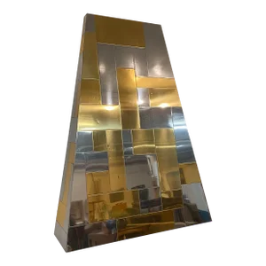Mid Century Modern Paul Evans Cityscape Style Fireplace Hood