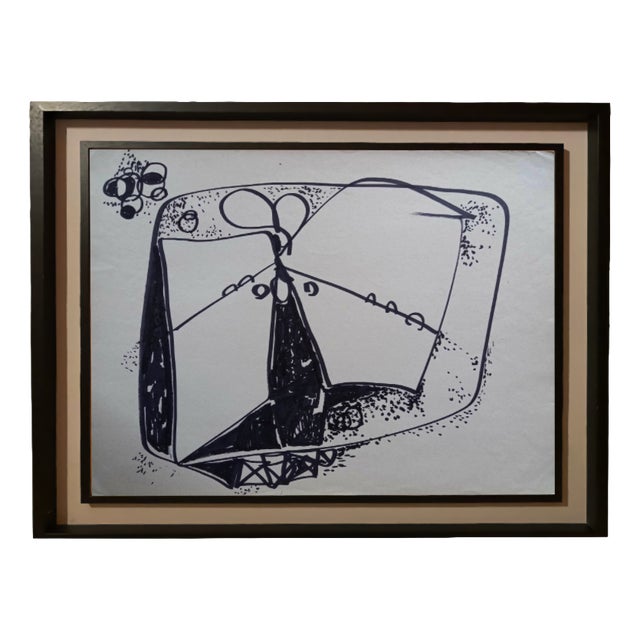 Ferdinando Meccani, Abstract Work on Paper, 1969, Paper For Sale