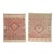 Pair of Pink Persian Mini Rugsrug no. j5131 For Sale