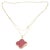 18k Rose Gold Magic Alhambra Carnelian Pendant Long Necklace by Van Cleef & Arpels. *This necklace comes with Van Cleef &...