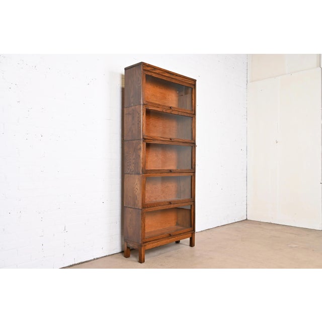 Antique barrister bookcase for sale near me best sale