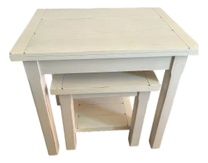 Pottery Barn Wood Nesting Tables