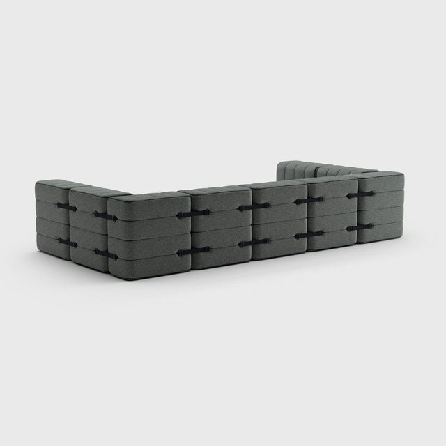 Contemporary Flexible U-Sofa from Ambivalenz, Set of 15 For Sale - Image 3 of 5
