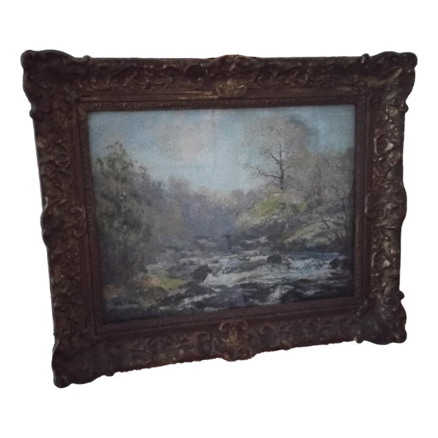 Archibald Kay, Highland River Scene, 1890s, Oil on Canvas For Sale
