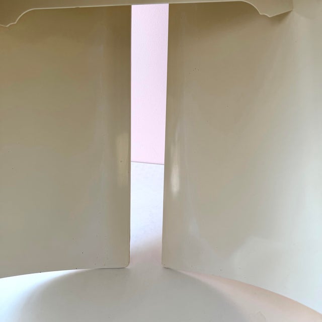 Vintage 1970's "Umbo" Cream Plastic Stacking Chair Attributed to Kay Leroy Ruggles For Sale - Image 10 of 12