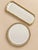 Gold Louis XVI Style Tart and Cake Platter in Porcelain with Gilt Rim from Limoges, 1890s, Set of 2 For Sale - Image 8 of 8