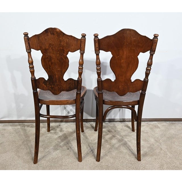 Set of N ° 67 Dining Chairs by Jacob & Josef Kohn, 1900s For Sale - Image 5 of 18
