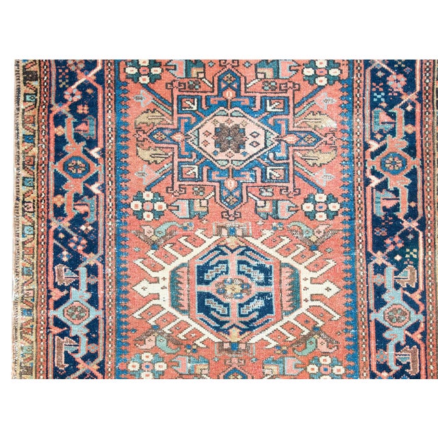 Early 20th Century Persian Heriz Rug For Sale - Image 11 of 16