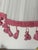 1970s Shabby Chic McKenzie and Childs Handpainted Lamp With Pleated Shade For Sale - Image 4 of 5