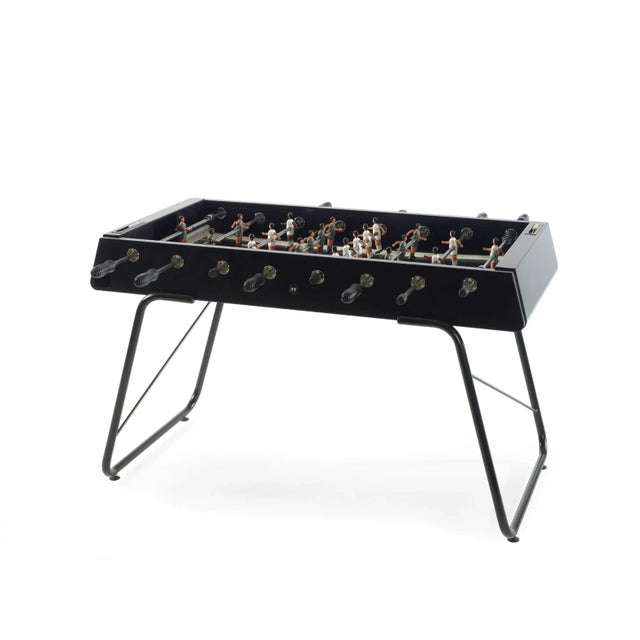 RS Barcelona Foosball Table, Black For Sale - Image 4 of 4