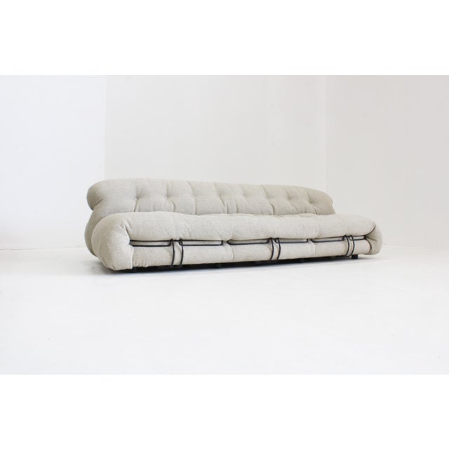 Soriana Three-Seater Sofa by Afra and Tobia Scarpa for Cassina, 1970s For Sale - Image 13 of 13