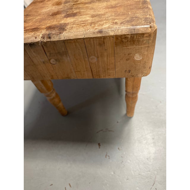 1950s Mid Century Butcher Block For Sale In Santa Fe - Image 6 of 7