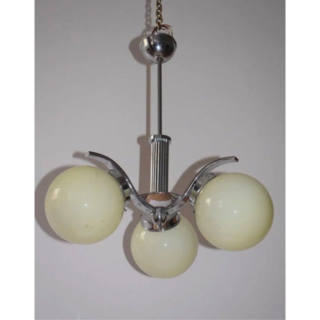 Bauhaus Bauhaus Ceiling Lamp, 1930s For Sale - Image 3 of 6